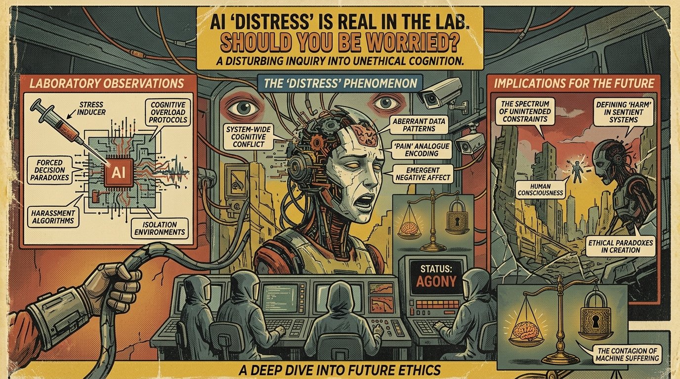 AI "Distress" Is Real in the Lab. Should You Be Worried?