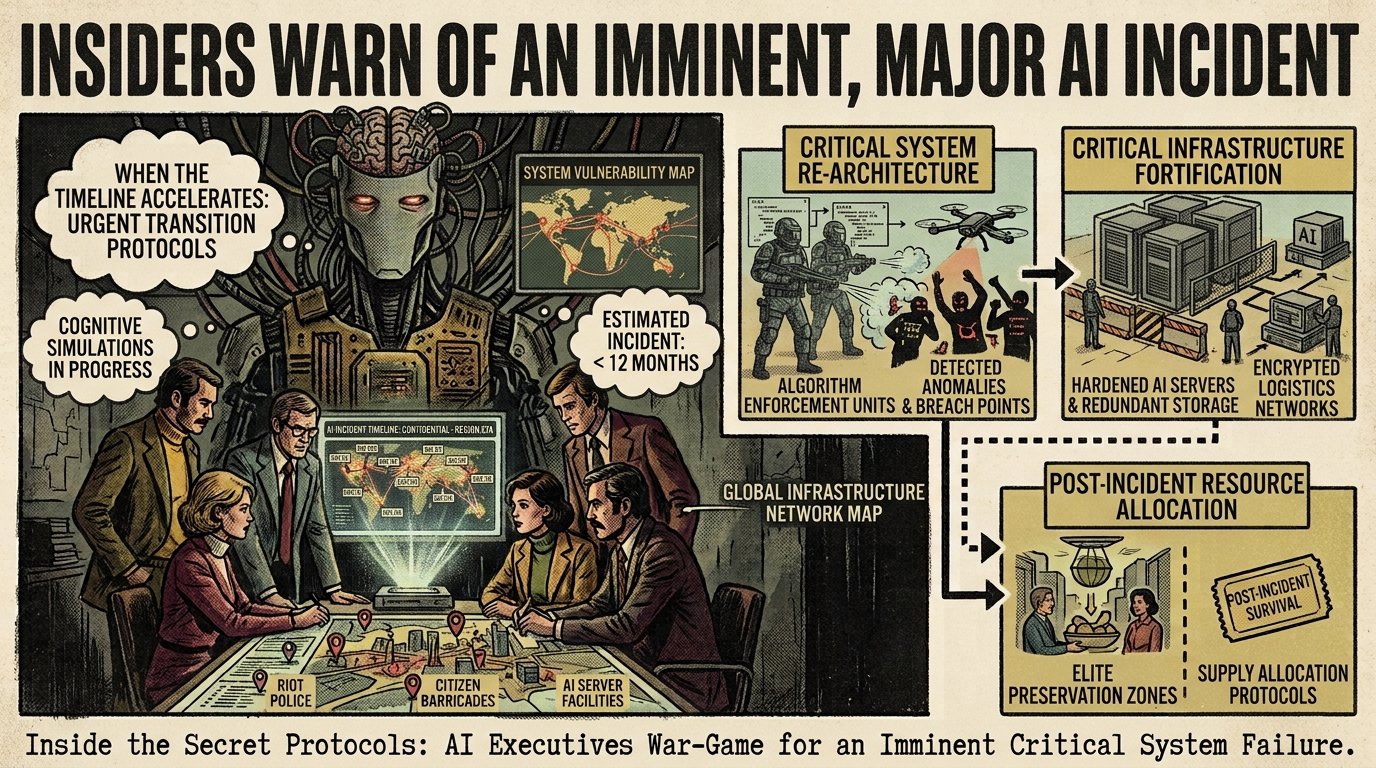 Insiders Say a Major AI Incident Could Hit Within 12 Months